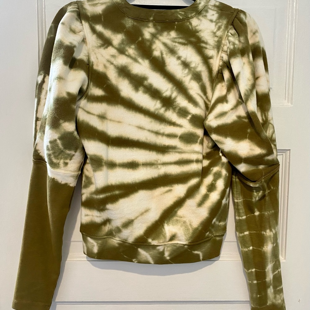 Ulla Johnson Jude Pullover Olive Tie Dye